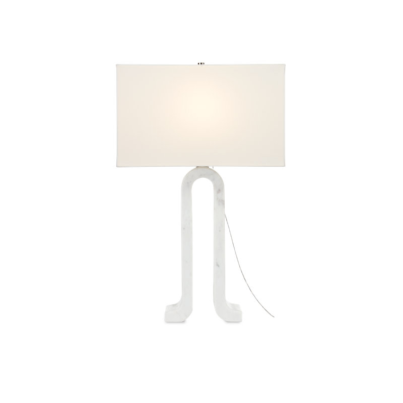 Lampe de table blanche 30,25 po