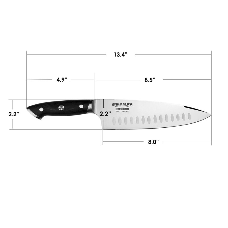 Ergo Chef Pro 2.0 8'' Chef's Knife