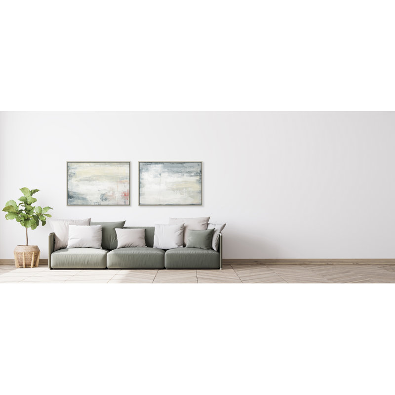 Tonal Mist 2 Print by Maeve Harris, 42" H x 60" W x 2.63" D, White