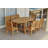 Bahama 8 - Person Teak Solid Wood Patio Dining Set Oval Table