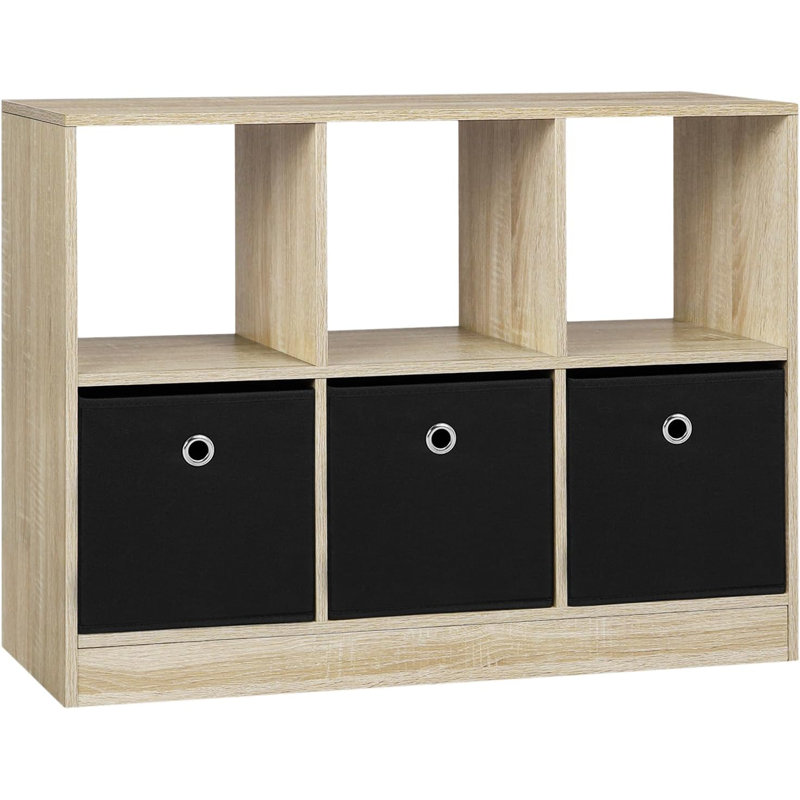 Leschenault 61 cm H x 80 cm W Standard Bookcase, Light Woodlook