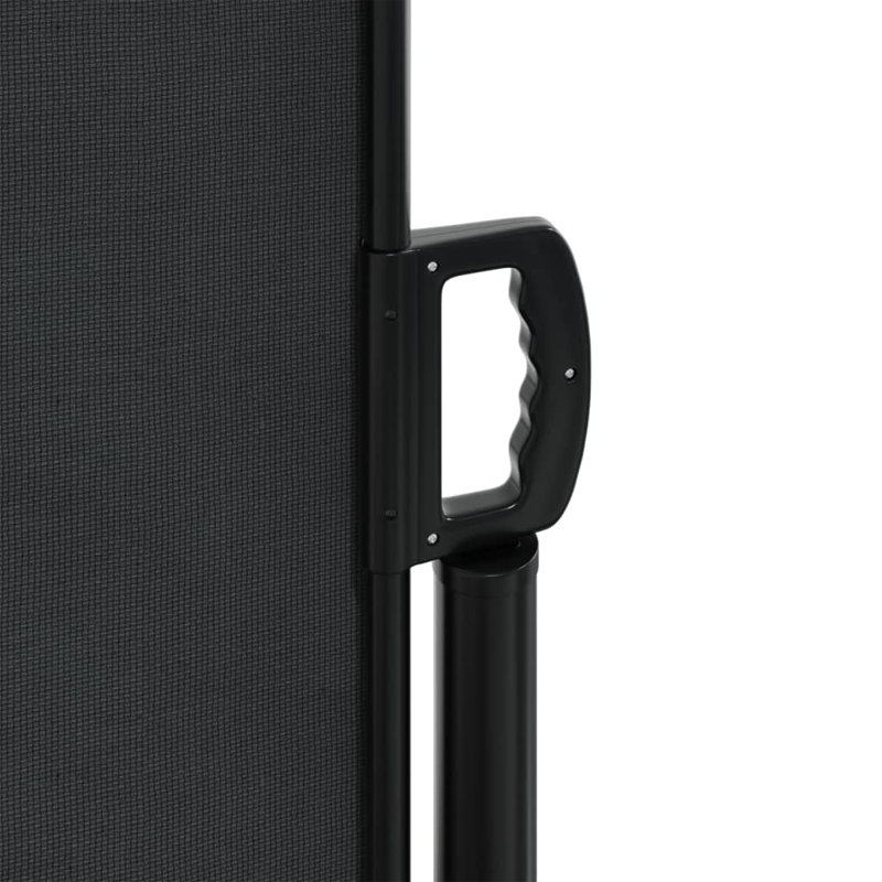 Symple Stuff Retractable Side Awning, Black, 180cm H x 1200cm W