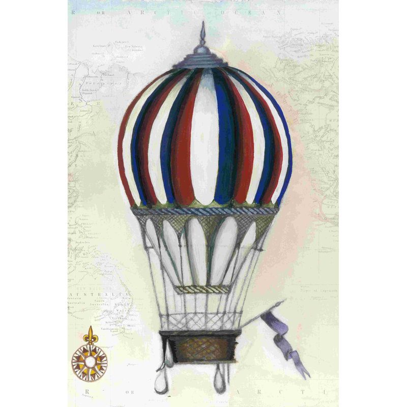 Montgolfières rétro VI, H 30 po x l 20 po