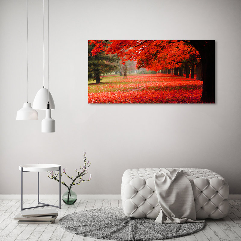 Trees In Autumn - Wrapped Canvas Print