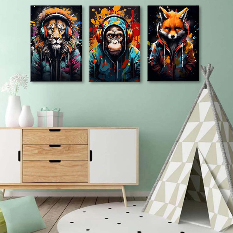 3 Piece Wrapped Canvas Print