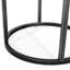 Ensemble de tables basses et tables de bout Nesting - plateau en bois de sapin et structure en fer, conception peu encombrante-2051504687