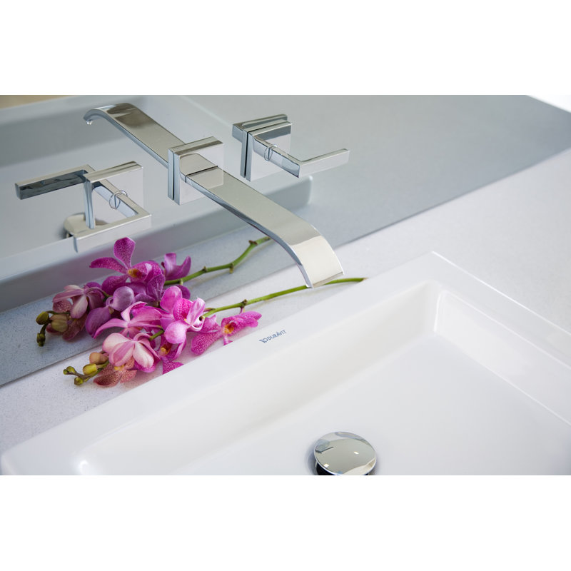 Wave™ Wall Mount Lavatory Faucet, Polished Chrome