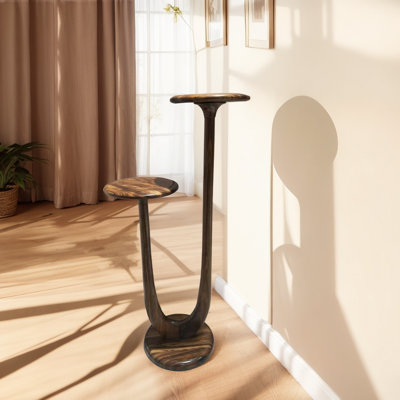 Chemin de table en bois massif Mid-Century