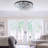 Lambrook 24" Crystal Flush Mount Dimmable Lighting