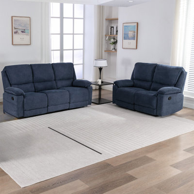 Sydney Latch Recliner 2 and 3 Seater Sofa Set