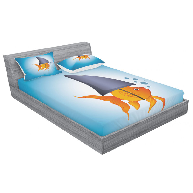Microfiber Sheet Set, Queen Sheet Set with Fitted Sheet