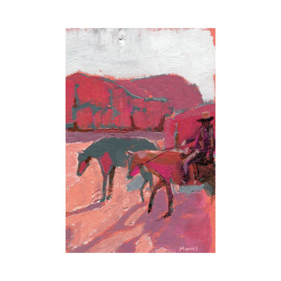 Riding With A Space by Kevin Brent Morris - Gallery-Wrapped Canvas Giclée on Canvas