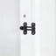 Grand lit escamotable avec bureau, tablettes et vérins à gaz