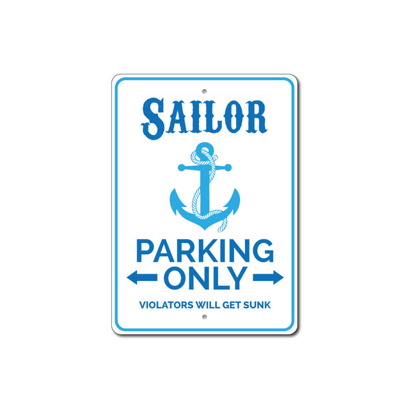 Panneau en aluminium Sailor, H 12 po x l 18 po x P 0,06 po