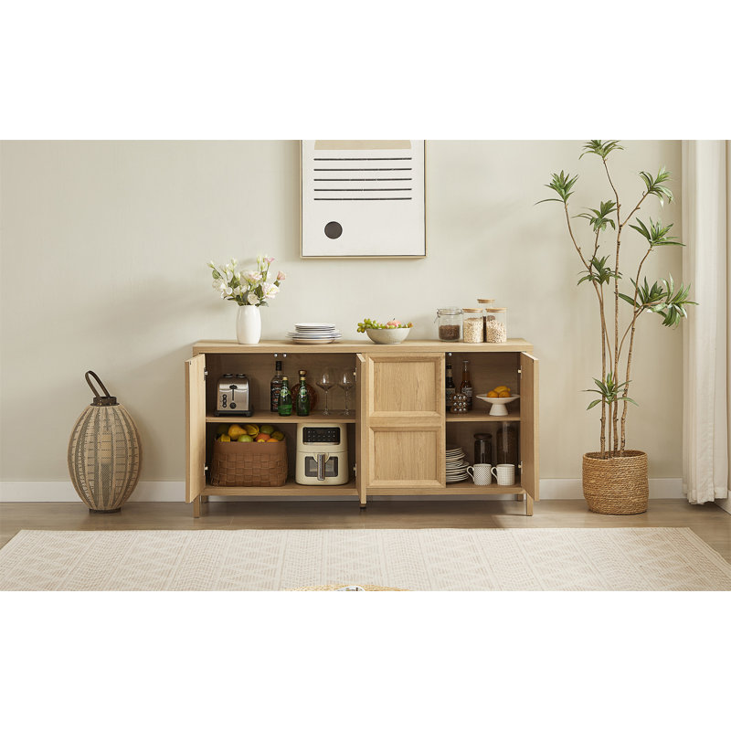Buffet de rangement 67 po, Oak