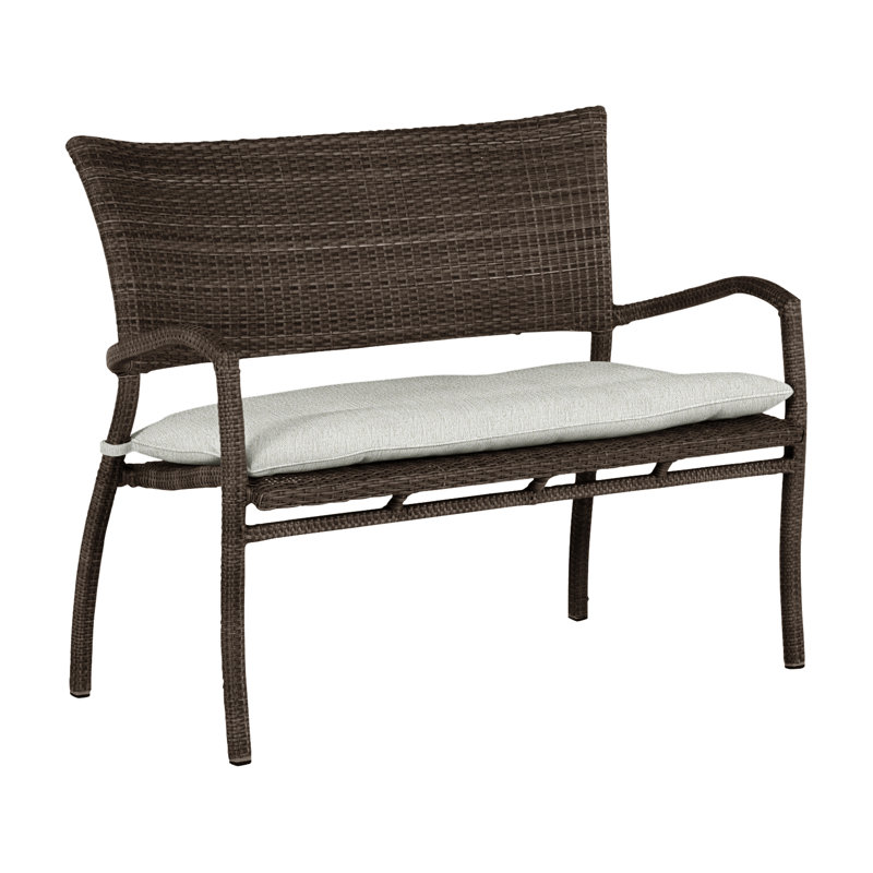 Banc tissé Skye - Noyer noir, Noyer noir, Welt, Perle Bali