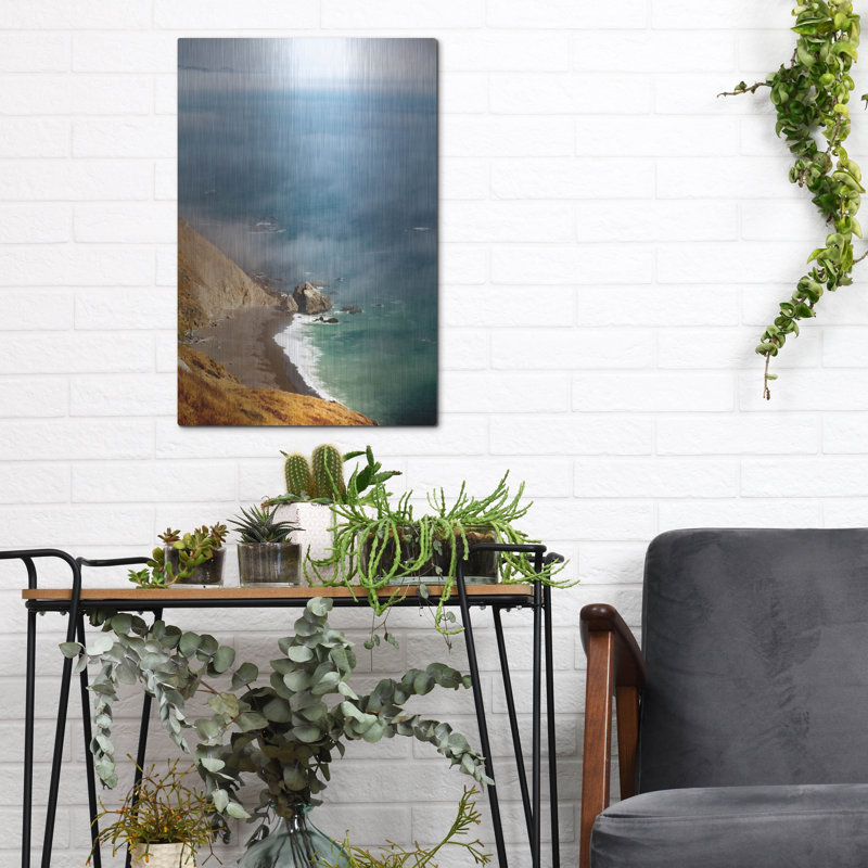 «California Fog», art mural en métal, H 16 po x l 12 po