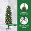 Artificial Christmas Tree with 150 LEDs with Stand-165621441-165621455