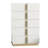 Eva 5 Piece White Bedroom Queen-1282002121