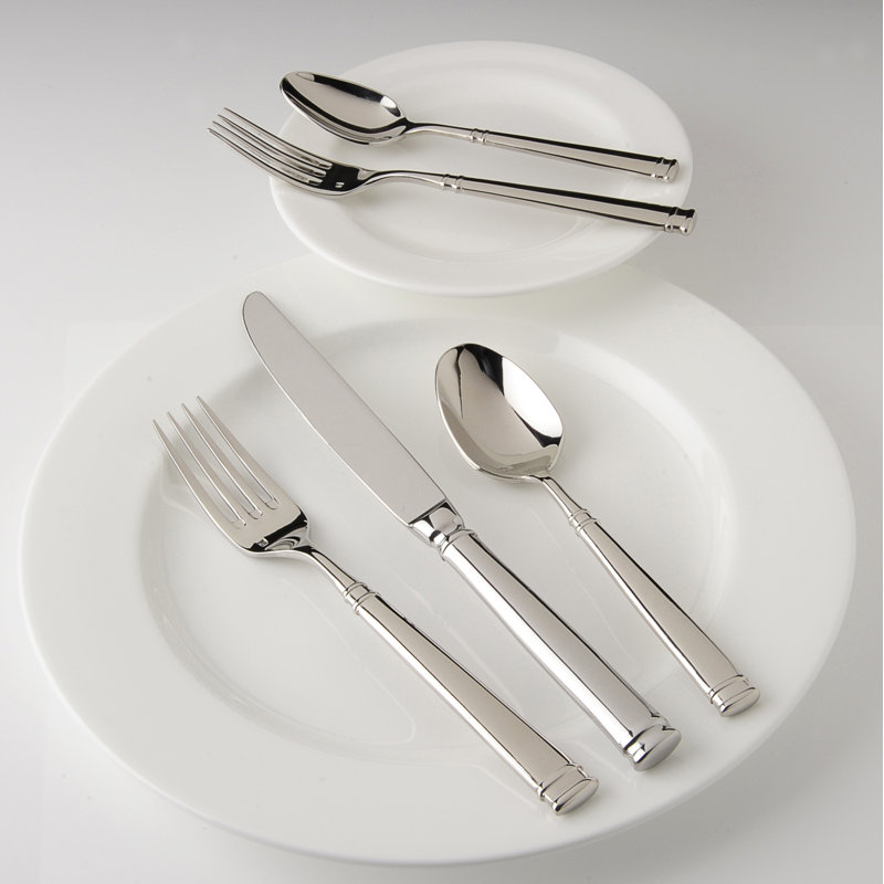 Bistro 20 Piece 18/10 Stainless Steel Flatware Set, Service for 4