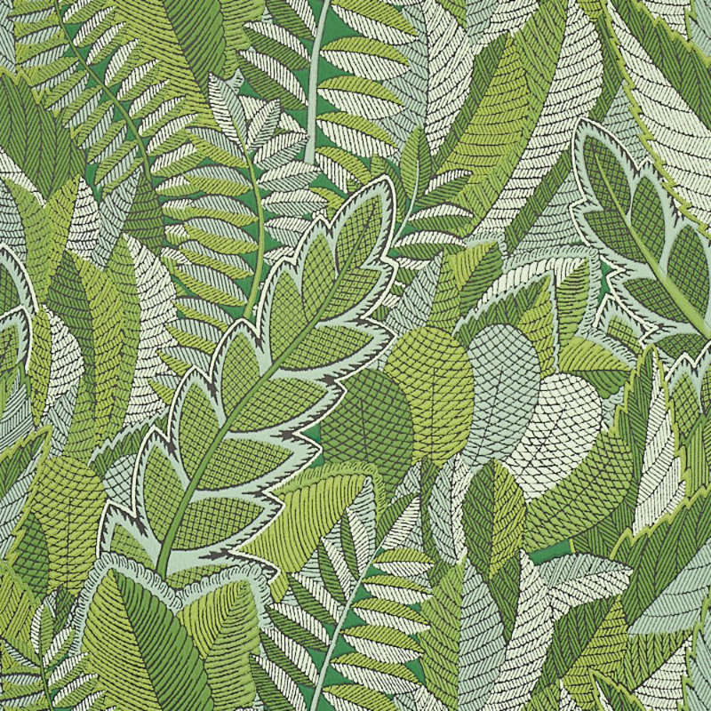 Japura Forest Wallpaper, Green