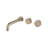 Double Handles Solid Brass Bathroom Faucet Wall Mount Faucet Included Rough in Valve-73493967