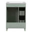 Armoire de salle de bain avec lavabo en céramique, 2 tiroirs, 1 porte-11904986