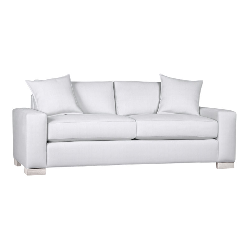 Canapé moyen Claremont, Gris colombe, Neige Navada