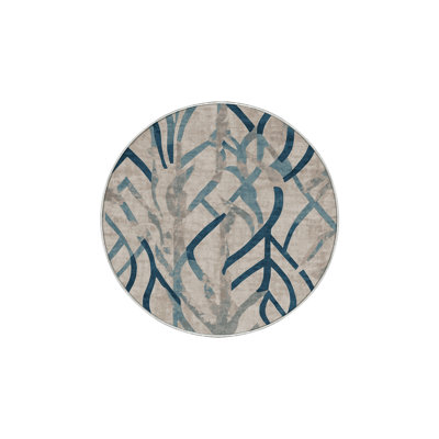 Silky Soft Plush Beige Area Rug