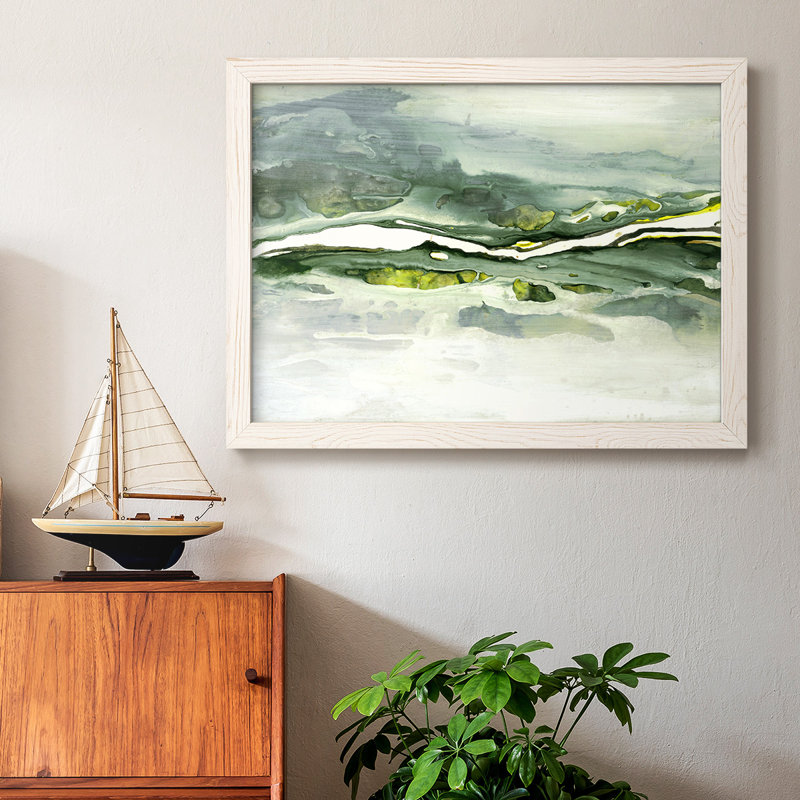 «It's About Time I», reproduction sur toile, H 26 po x l 38 po x P 1,5 po, Blanc
