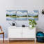 Lakeside Study III - Ensemble de 3 peintures sur toile tendue-749275679