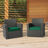 Outdoor Chair Cushion with Double Welt 20" x 19.5" x 4"