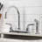 Kingston Brass Restoration Two-Handle 8" Centerset Kitchen Faucet-66069205-66069208