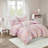 Metallic Printed   Comforter Set with Throw Pillow-130427501