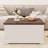 Farmhouse Square Storage Coffee Table With Hinged Lift Top-659594768-659594769