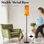 Lampe sur pied Sunset Orange Clouds Mountains, lampe sur pied à intensité variable avec télécommande, interrupteur au pied, abat-jour, lampe de coin pour le salon, la chambre et le bureau