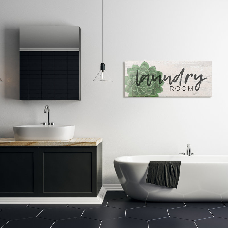 Laundry Room, impression panoramique sur toile, H 17 po x l 40 po