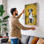 Radiant Dog Pop Art - Wrapped Canvas-1878162648-1878162653