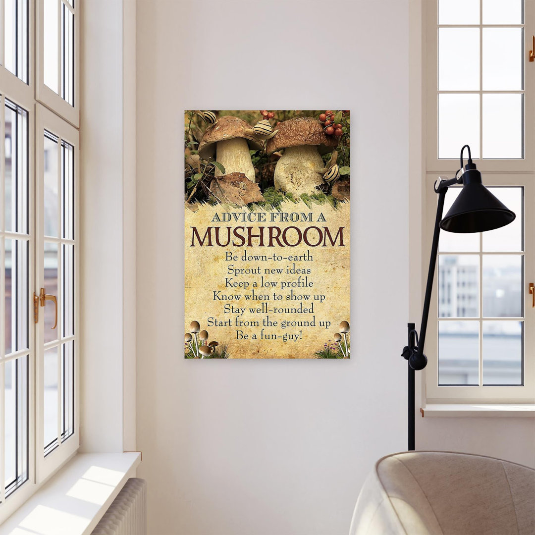 " Mushroom Advices From A Mushroom " Trinx 