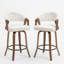 Tabouret de comptoir pivotant rembourré Providence-123200639