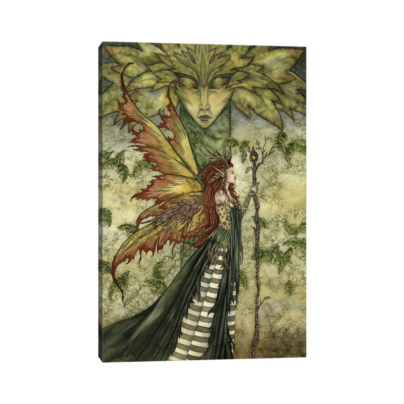 The Greenwoman by Amy Brown - Wrapped Canvas Print, 66.04 cm H x 45.72 cm W x 1.91 cm D