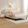 Auxter Adjustable Upholstered Head Height Bed Frame