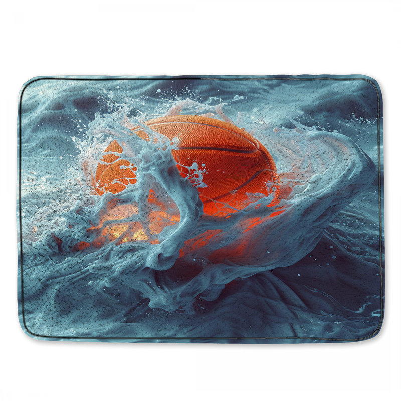 Tapis de bain Basketball Sports, L 24 po x L 17 po