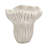 9.3X9x8.7" Sand And Cement Coral Planter With Textured Beige Finish