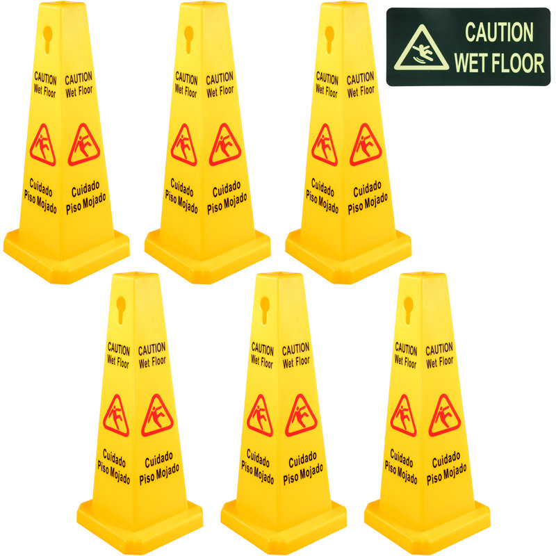 Bilingual Wet Floor Sign