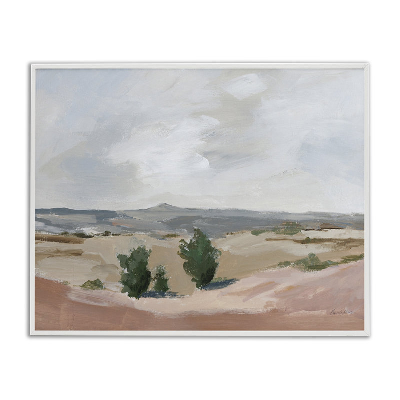 Vast Desert Mountains, art de la giclée encadrée par Pamela Munger, Estampe numérique encadrée blanc bord de mer