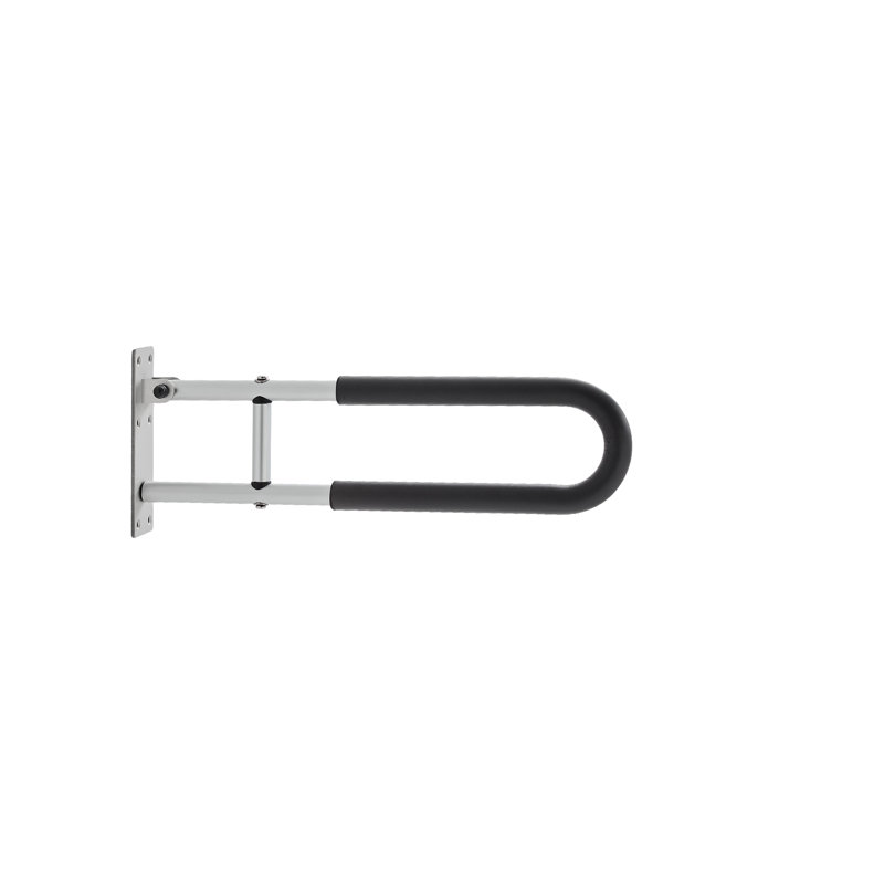 Folding Toilet Safety Rail 23.8 Inch 300 Lbs Load Capacity Handicap Grab Bar