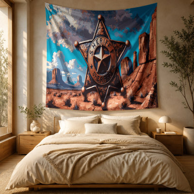 Tapisserie murale Southwestern Cowboy