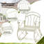 Chandabai Metal Outdoor Chair