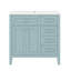 Ensemble de meuble-lavabo élégant 36 po avec tiroirs et armoire de rangement-2107195497